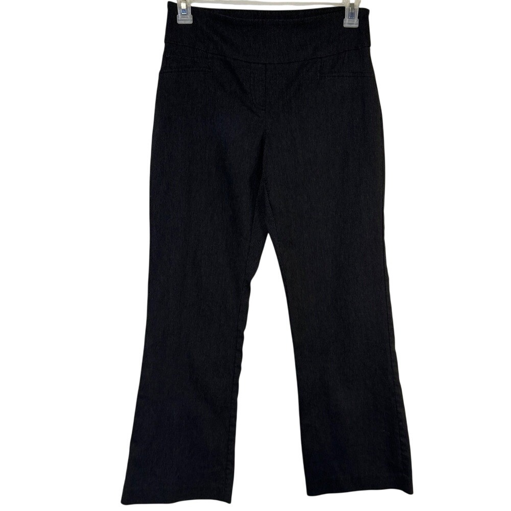 Reitmans Black Pinstriped Dress Pants Size 10M‎